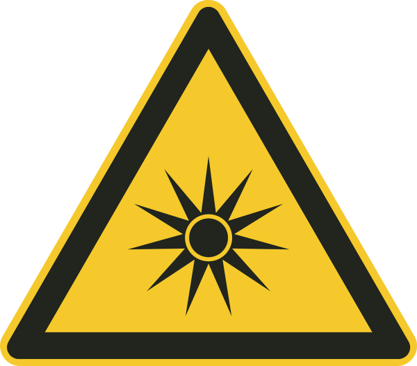 Warnzeichen Aufkleber DIN ISO 7010